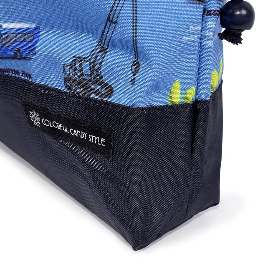 Amazon.co.jp: 巾着 大 体操服袋(ネームタグ付き) 持ち手マチ